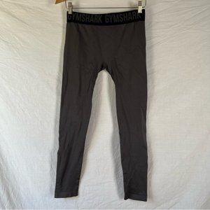Gymshark Grey Mid-Rise Full Length Workout Leggings Women's Small